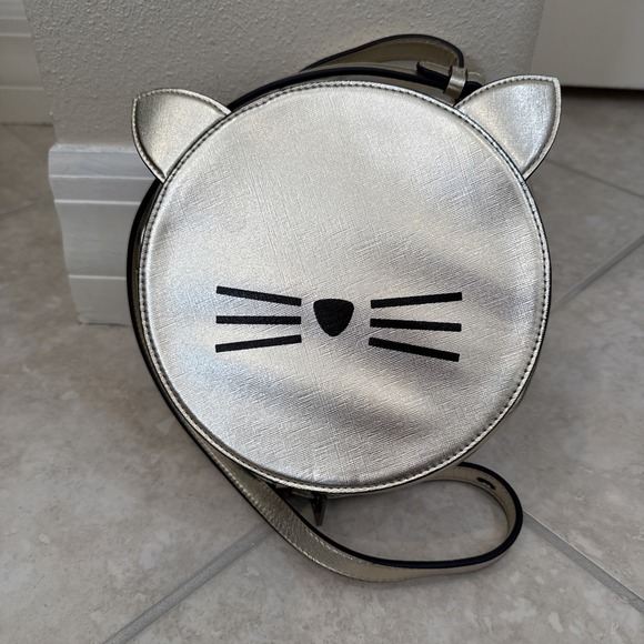 Karl Lagerfeld Paris Maybelle Choupette Cat Top-Handle Bag Crossbody New - Picture 1 of 9